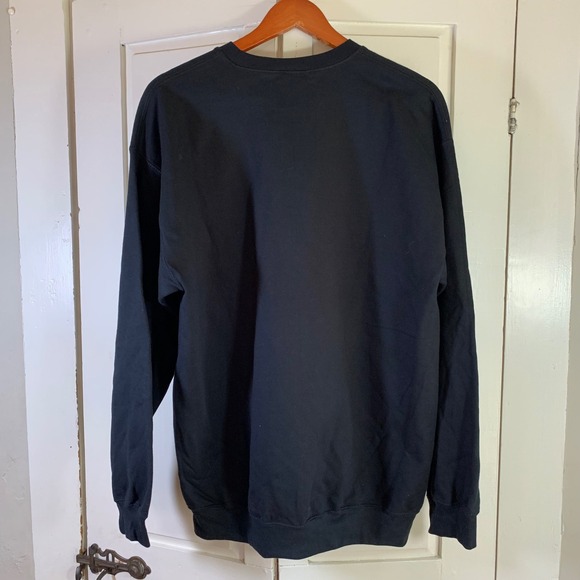 Gildan Softstyle Bad Ass Donkey Graphic Sweatshirt‎ Crewneck Black Large - Picture 3 of 13